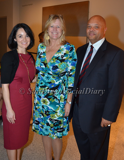 Kim Gillespie with Sandra McBrayer and Jeffrey Woodson